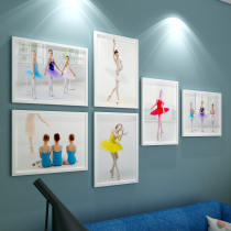 Dance picture practice room basic skills inspirational slogan propaganda hanging painting childrens classroom layout photo wall framed painting
