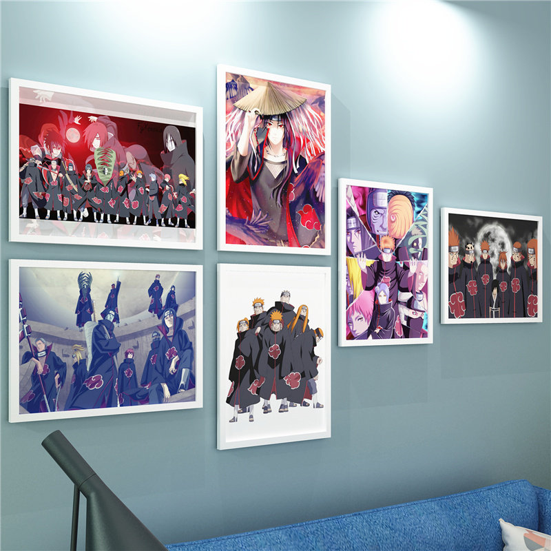 Fire And Shadow Ninja Posters Hung Painting Zoos People Cartoon Photos Wall Photos Wall Stickup Dorm Bedroom Decoration Painting-Taobao