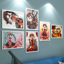 Shiqi crazy three photo wall dating Big Battle peripheral piano animation photo frame hanging wall decorative painting poster two-dimensional