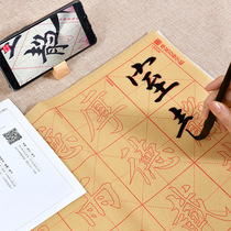 Tian Yingzhangs regular script zero Foundation follow video learning to draw red wool edge paper famous teacher video teaching brush Red regular script calligraphy letter Hengren student calligraphy writing techniques to explain the collection of characters