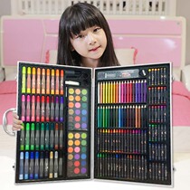 Color pen set students with safe non-toxic crayon color lead oil painting stick watercolor art painting full set of Girls male drawing pen 36 color color pen washable watercolor pen Childrens Day gift