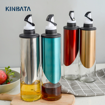 Japan kinbata oil pot home kitchen automatic opening and closing oil bottle anti-leaking oil bottle sauce vinegar glass bottle