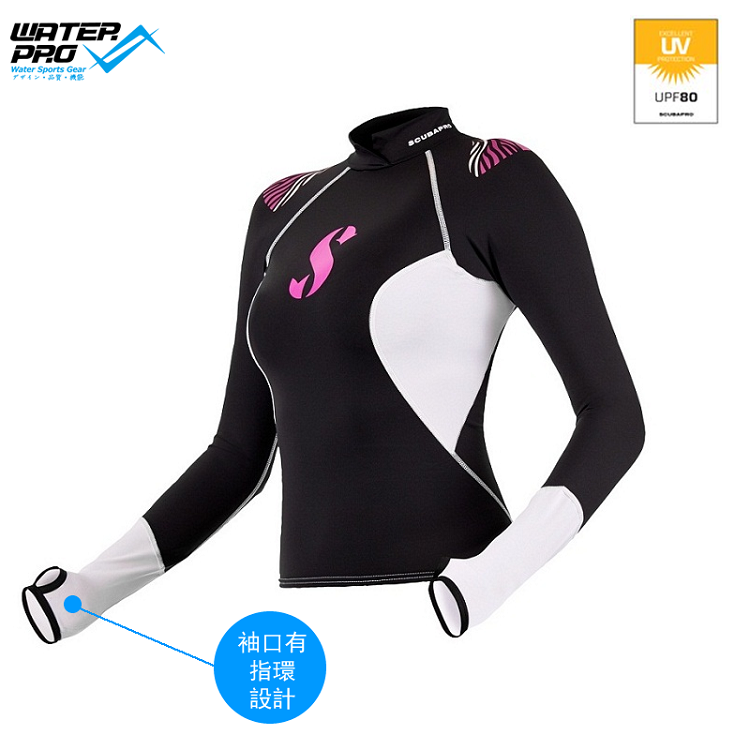 Scubapro American ladies diving sunscreen jellyfish clothing hot spring clothing snorkeling equipment high elastic close-fitting UPF80