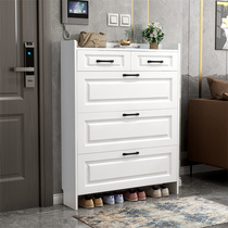 Ultra-thin shoe cabinet dump home door outside large capacity storage porch cabinet simple space storage shoe rack