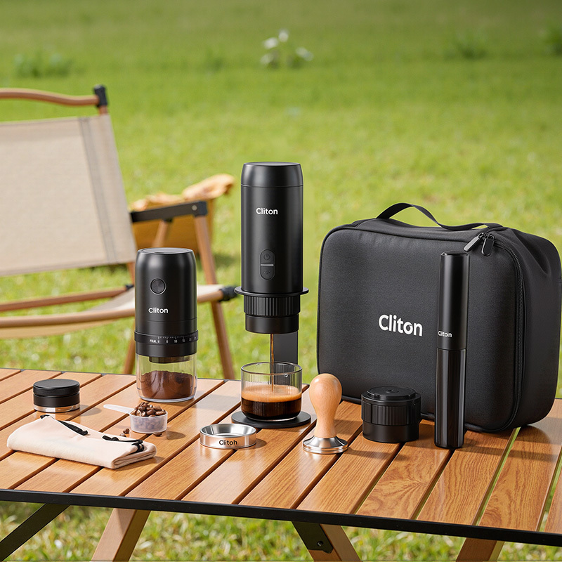 Cliton Portable Coffee Machine Storage Bag Electric Coffee Grinder Portable Bag Outdoor Coffee Equipment Storage and Organization Bag