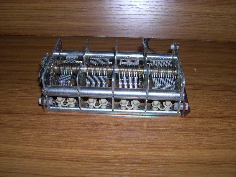 Quadruple variable capacitor imported quadruple variable capacitor