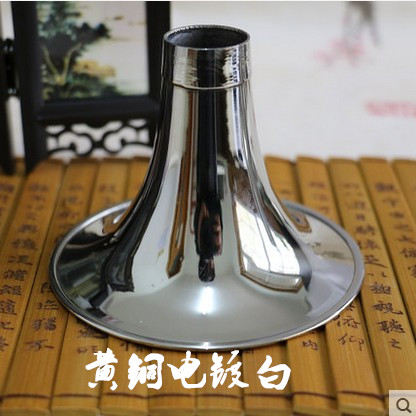 Tianjin Wang's suona factory direct sales Wang's suona bowl white-plated bowl nickel-plated bowl horn bowl