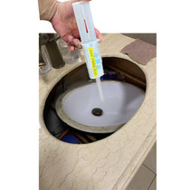 Wash basin drop adhesive special Cloud stone glue marble below floor basin mounting fixed ceramic washbasin washing up pool