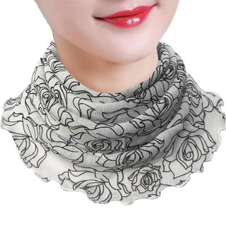 Sun protection thin versatile silk scarf for women, fashionable and versatile
