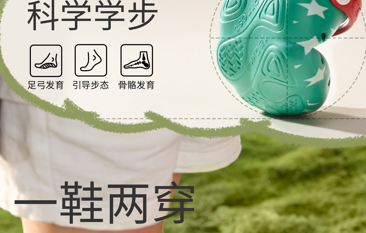 科巢儿童洞洞鞋宝宝拖鞋男女童夏季凉拖包头幼儿小孩洗澡防滑软底 — 17