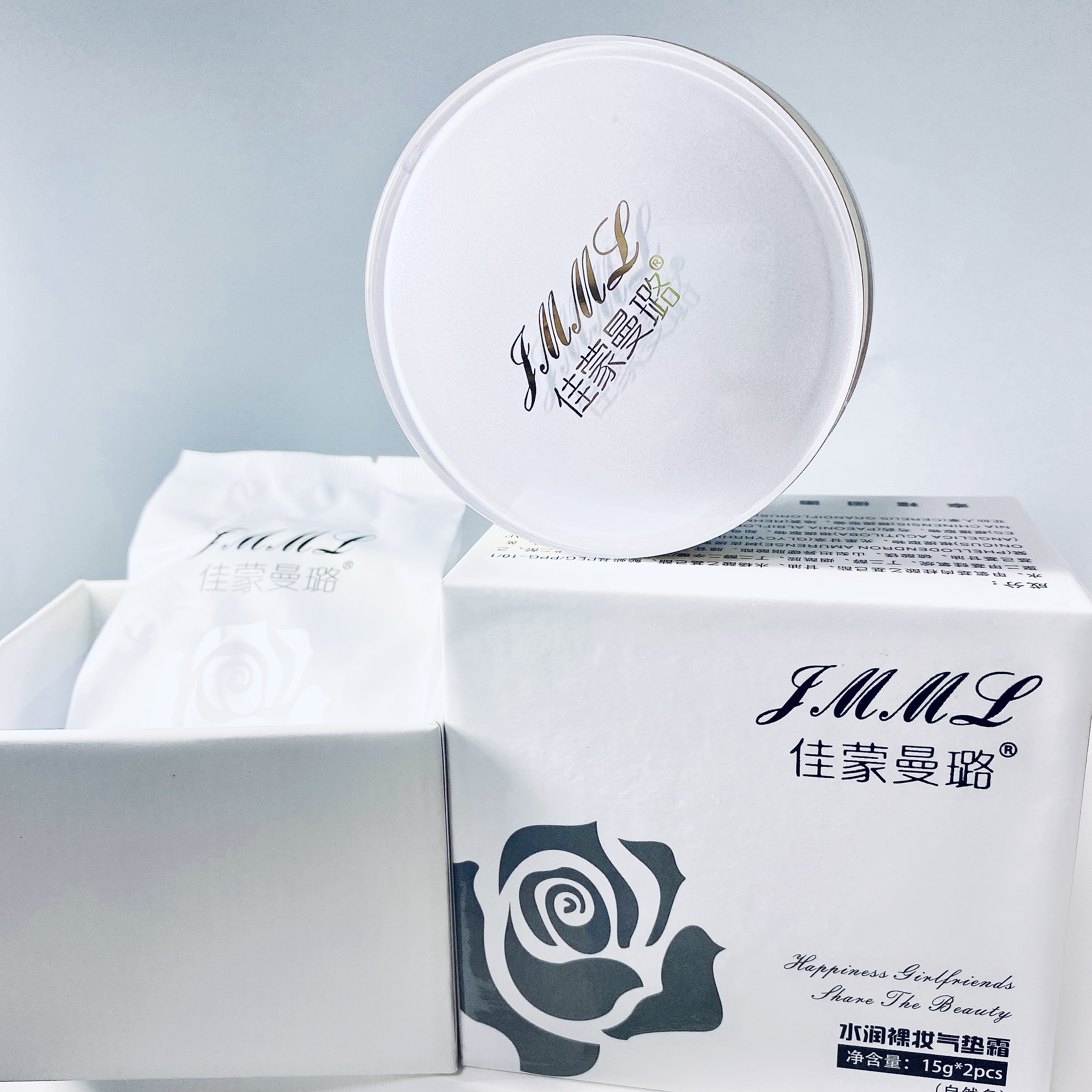 vjt Jiamun Man Lu JMML Air cushion Water Resources Naked Makeup Air Cushion EE Cream Flawless Moisturizing Control Oil Raiser Color