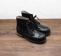 Goon Small Code Big Code Bull Leather Solid Specific Stitched Vibram Bottom Free Lace Short Boots Wool Single Hand Leather Shoes