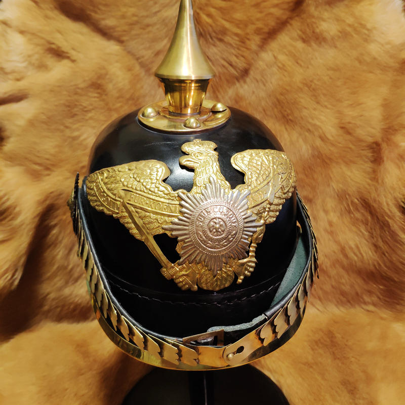 -Spot - Prussian helmet vintage pointed German military helmet PICKELHAUBE live-action wearable