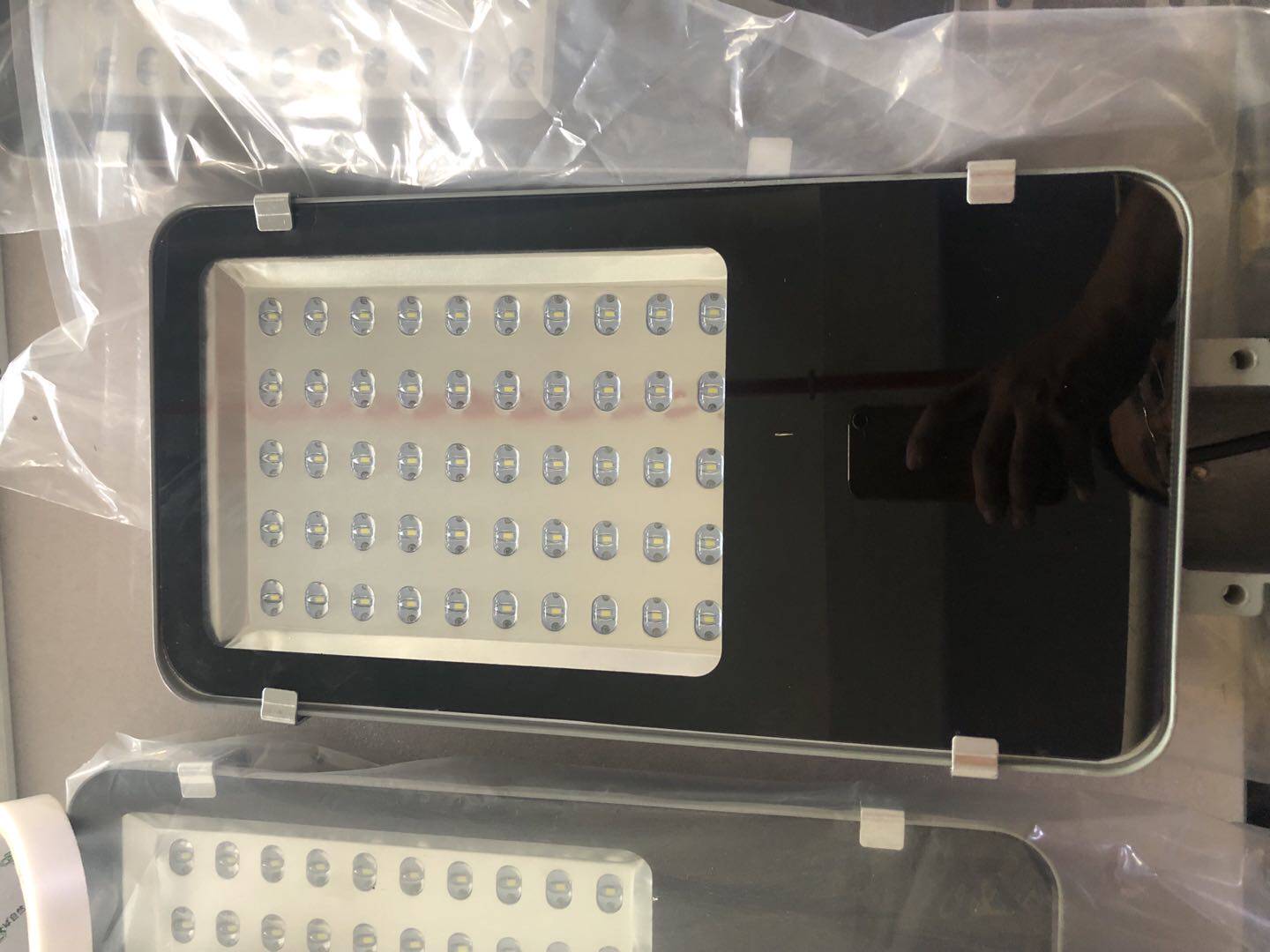 50W solar street light lamp holder LED small gold bean boost type lamp bead boost type for rural lighting