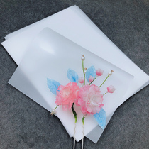 Ultra-thin Heat Shrinkable Film 0 2mm polished Heat Shrinkable film DIY three-dimensional flower ancient hair hairpin hair accessories easy to shape hot air gun