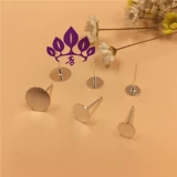 Серьги ручной работы, аксессуары, DIY, серебро 925 пробы, длина 11мм