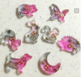 Японские ультрафиолетовые капли заглушек Поли -провальный время с низким запахом драгоценного камня, высокий, прозрачный тепло, сокращающийся сухой сухой клей для капли кристаллов