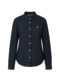 Polowalk Simple Embroidered Pure Cotton Long-Sleeved Women's Shirt Spring & Fall New Business Casual Pure Color Lapel Shirt