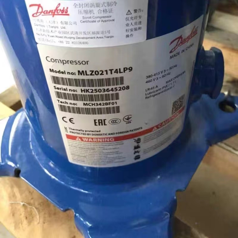 Danfoss Refrigeration and Air Conditioning Compressors Mlm021T4Lp9 Mlm045T4Lc9 Are Suitable for 3 Hp, 8/10/15 Hp