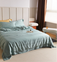 New year must hoard Deka home textile high-end 100s Lanjing Tencel jacquard quilt cover four-piece set