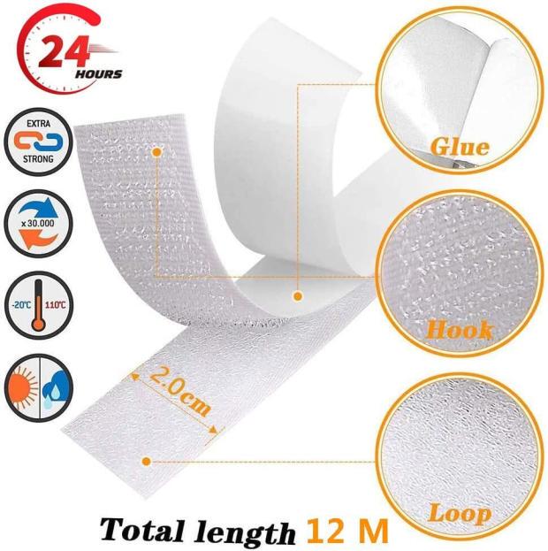 Orthopedic Low-Temperature Thermoplastic Board Special Hook-And-Loop Fastener Nylon Hook Surface with Adhesive Backing Edge Strip Brace Accessories