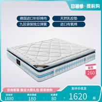 Judei Imports Latex Mattresses 1 8m Coconut Palm Cushion Independent Springs 1 5 m Schildread bed#星梦传说