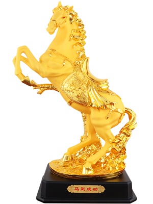 马摆件工艺品招财生肖马到成功立马发财家居客厅电视柜办公室礼品