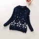 Cô gái Mickey đáy quần áo mùa đông cộng với nhung trẻ em dài tay trẻ em mùa thu áo thun mỏng bé gái áo cotton áo thun bé trai xuất khẩu