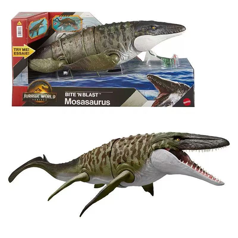 Mattel Jurassic World Movie 4 Jch00 Mosasaurus Swallowing Simulation Animal Toy Model
