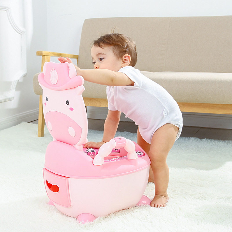 Children's toilet larger toilet Baby urinals urinals Pee Pots for men and women Baby Drawer-Drawer Folding Bedpan Poop Basin