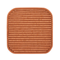 Summer wooden beads car cushion single piece cool pad Single bead breathable seat cushion car seat without backrest Three-piece set