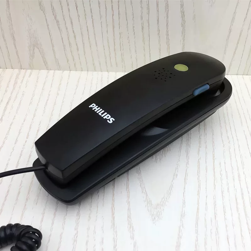 Панель Philips TD-2801 с настенным креплением, телефон с верёвкой, стационарный телефон у кровати