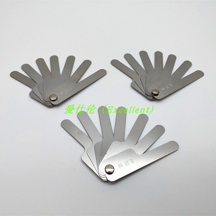 Orthodontic invisible correction adjacent surface deglazing slice cut gap measuring ruler dental polishing strip stainless steel can be sterilized at high temperature