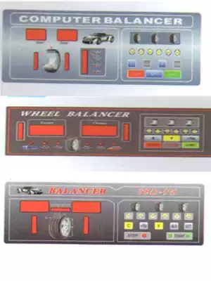 Tire dynamic balancing machine accessories operation panel Tire balancer button board