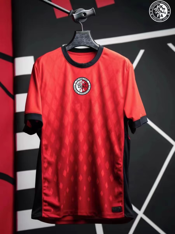 2425 Season Hong Kong Team Home Fan Version Jersey Red Home Uniform Chen Jin Yi Chen Zhao Yun Printed Number Jersey