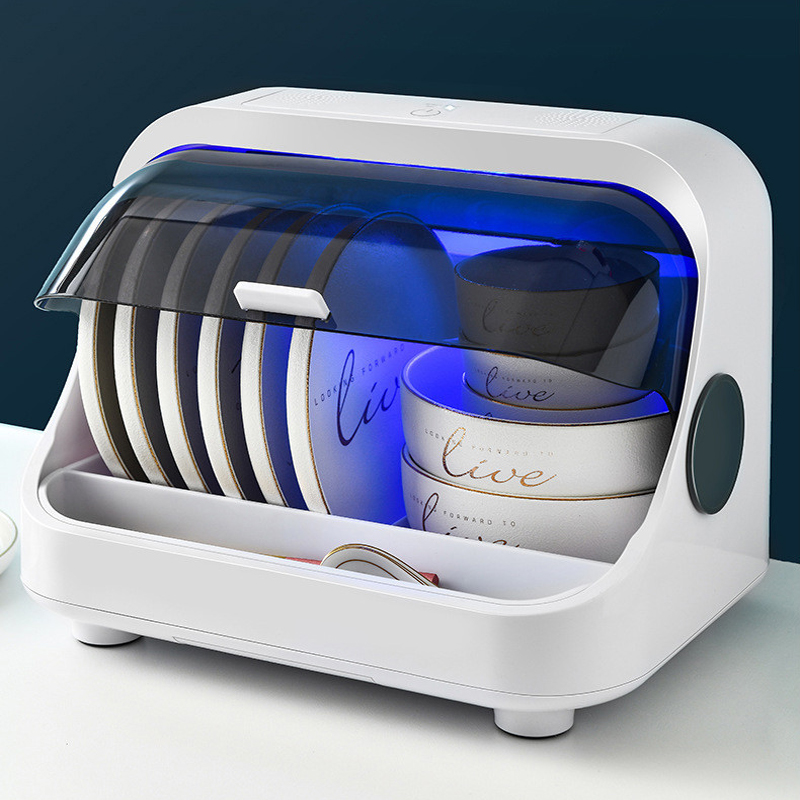 Disinfection Bowl Tray Cabinet Home Kitchen Small Table Leachate UV Germicidal Bowl disc Chopsticks Tableware Disinfection Machine