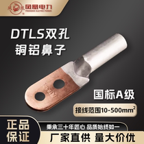 Phoenix DTL16S-500S square copper aluminum nose double hole oil-blocking copper aluminum connector terminal block national standard A grade
