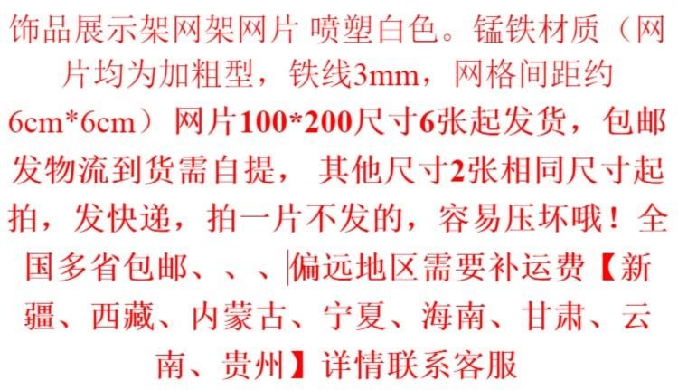 Hàng rào lưới siêu thị kệ móc lưới lưới cửa hàng hộ gia đình nhỏ màu trắng lưới giá dây lưới - Kệ / Tủ trưng bày