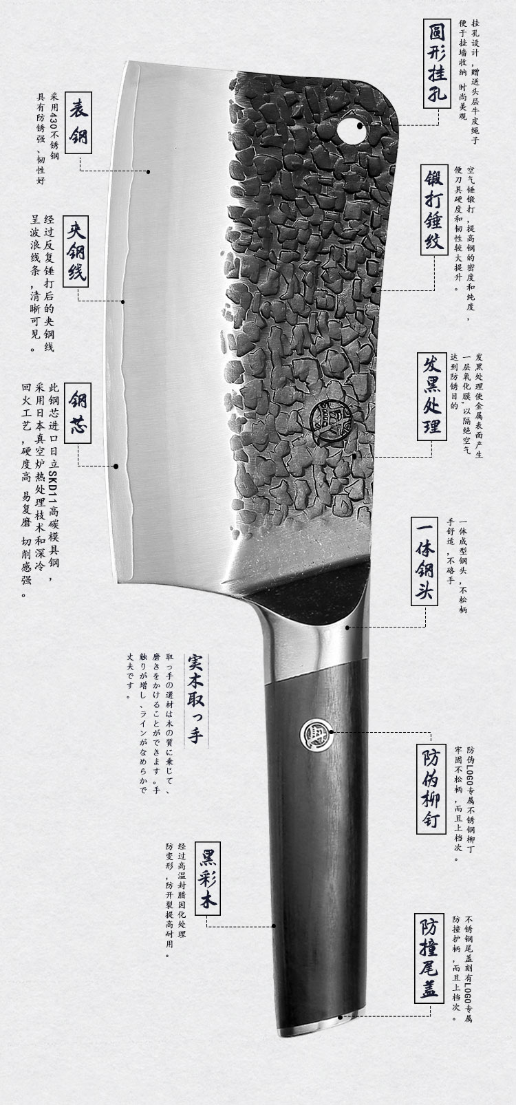 安享好物 安享B级砍骨刀-三本盛匠者砍骨刀  