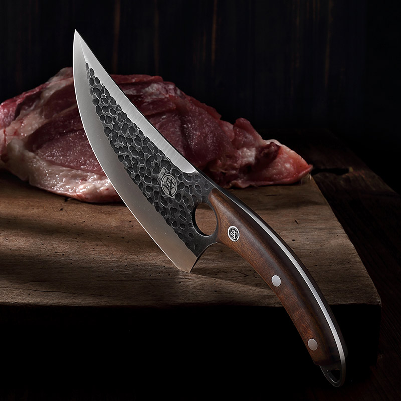 Cut Meat Knife Cow Mutton Slaughter Pig Meat Associated Factory Special Knife Tit-for-tat Butcher Knife Shave With Bone Knife Forged And Pointed Knife Divided Flesh Knife