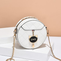 Hipster bag Women summer 2021 New Tide fashion chain shoulder bag shoulder niche Joker hand small round bag