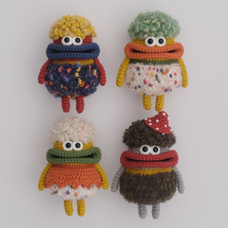 Material Kit for Original Sausage-Shaped Dragon Boat Festival and Summer Solstice Egg Bag Crochet Knitting