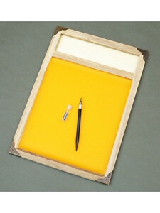 Paper-Cutting Wax Plate, Hand-Carved Paper Tools, Yellow Wax Board, Professional Backing Board, Beeswax Plate, Handmade 