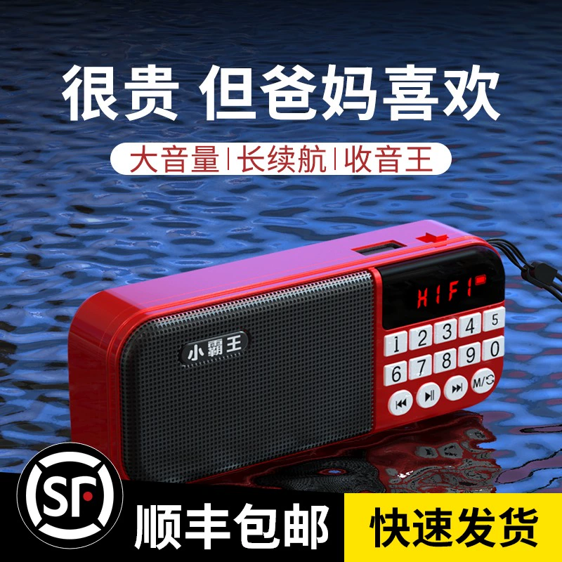 Radio Old Old People New Multi-function Player Portable Walkman Small Bully D33 Mini Semiconductor Card sạc Opera Nghe bài hát Kể chuyện Máy nghe nhạc - Máy nghe nhạc mp3