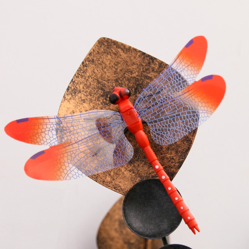 Magnet Dragonfly fridge with iron fence Fence Fence Garden Terrace Balcony arrangement View Living Room Genguan Decoration Pendulum