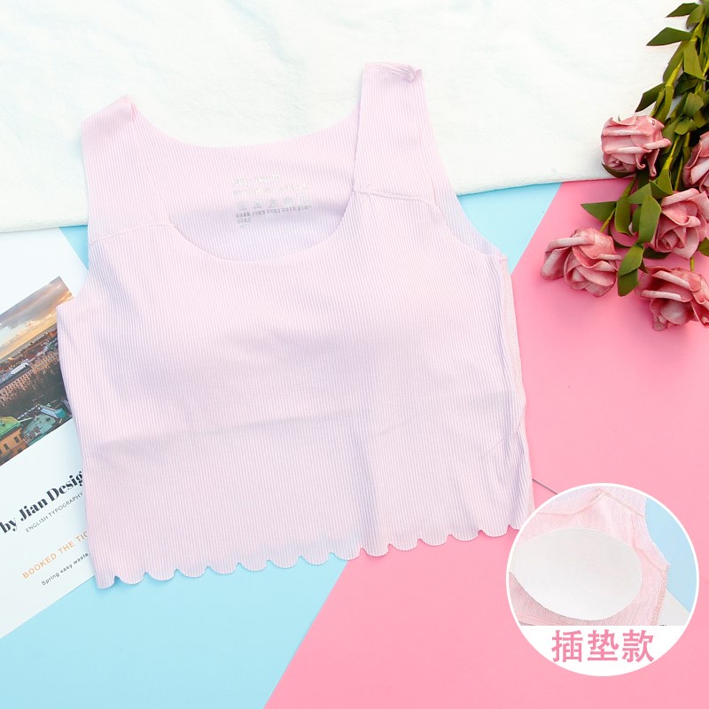 Girlvests mặc trẻ em ingenuated phát triển cô gái đồ lót nữ sinh tiểu học 12 mùa hè mỏng sling áo khoác.