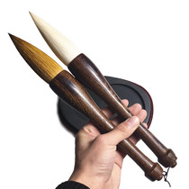 The couplet big characters create a large brush and a large pen and a pen.