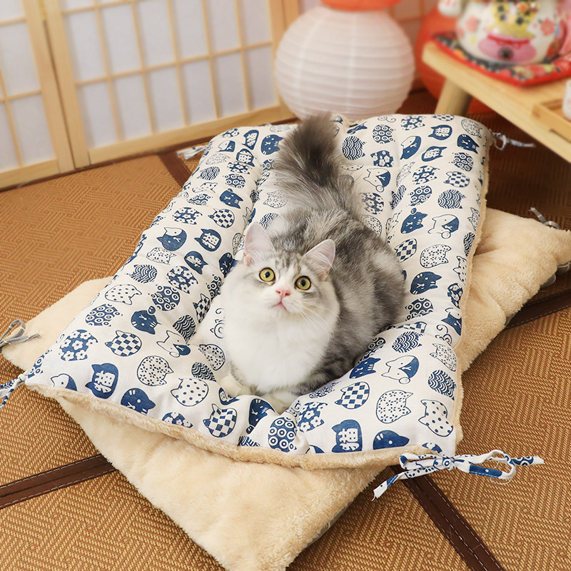 Cat mat cat cage mat cat mat for sleeping with winter warm cat nest mat cat blanket dog sleeping mat pet mat