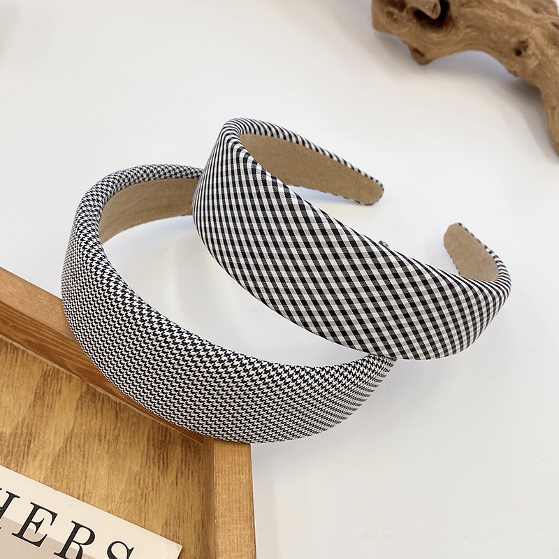 images 32:Milk-colored sponge high-cranial top hair hoop female wash face hoop retro French high-fashioned hair bundle hairpin chuckle headdress autumn winter