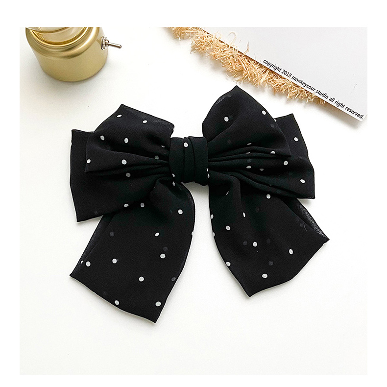 Women's Cute Simple Style Bow Knot Alloy Cloth Hair Clip display picture 10